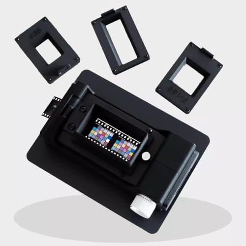 135/126 Film & Slide Scanner, High Resolution Film Scanner, 17.9 Mp, Max Resolution 5184 * 3456, True Color Reproduction, for Slides, Positive and Negative Film, Black and White Film