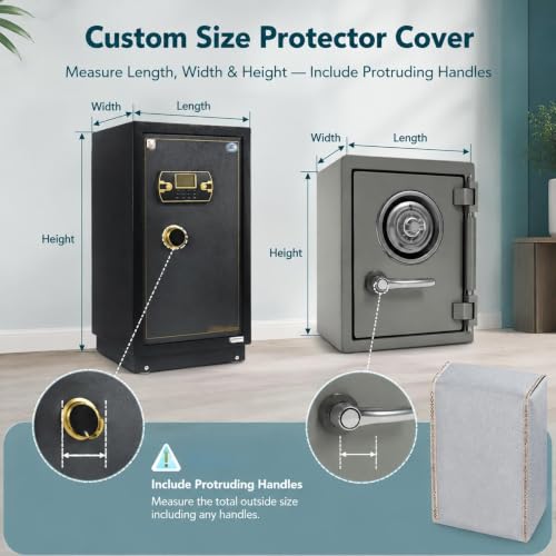 Biegnc Hidden Safe Lock Dust Cover 20 22 24 26 28 30 Inch Length