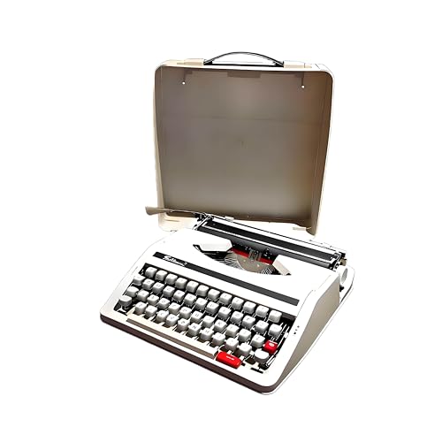 GSHSHOU Portable Manual Typewriter, Retro Classic Word Processor, Old-Fashioned Mechanical Typewriter, Ideal for Novel Writing in Remote Areas.