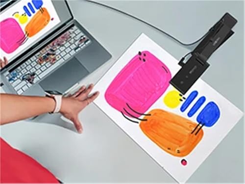 VS5 Document Camera for Teachers – 2K USB Visualizer with Mic, LED, Autofocus, A3 Size, for Windows/macOS/ChromeOS