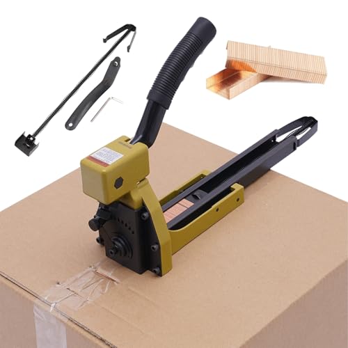 Heavy-Duty Carton Sealing Stapler with Staple Puller – Essential Industrial Tool for Securely Closing Corrugated Cardboard Boxes (15mm)