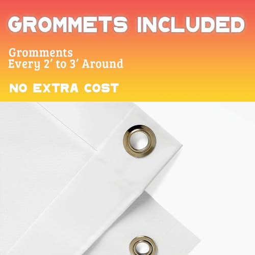 Custom Vinyl Banners & Signs - Customizable Full Color 13oz Banners for Indoor/Outdoor Events/Personalized for Business, Birthday, Parties, Wedding, Graduation (5' X 8'')