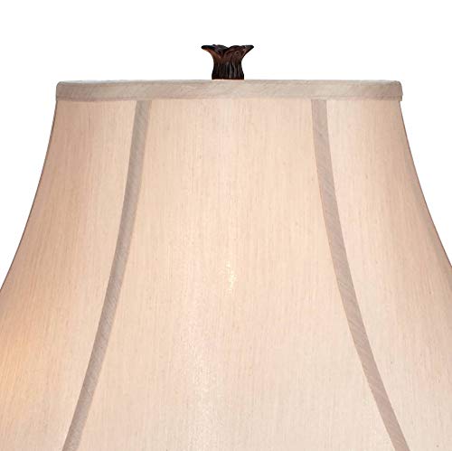 Astor 63" High Bronze Tortoise Shell Font Floor Lamp Living Room