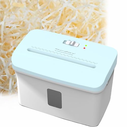 Automatic Paper Shredder 7.5L Crinkle Cutter with Visible Window for Crafts, Birthday, Weddings, and Festivals for Hamper and Box Decoration