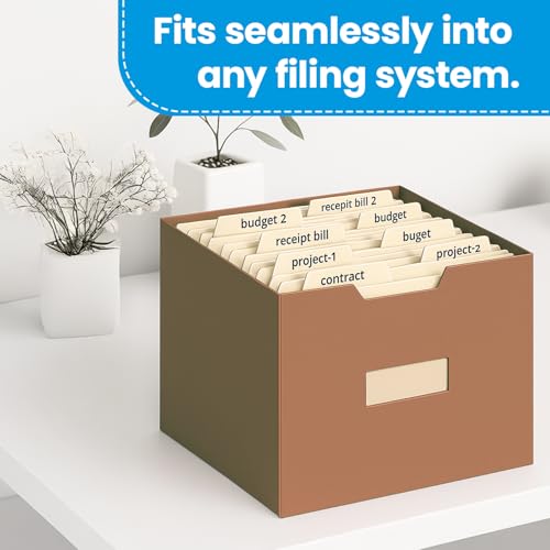 Pendaflex Manila Legal Size File Folders - 1/3-Cut Tabs in Left, Center, Right Positions for Easy Labeling - Ideal for Home & Filing Cabinets, 100 Folders (Pack of 1)