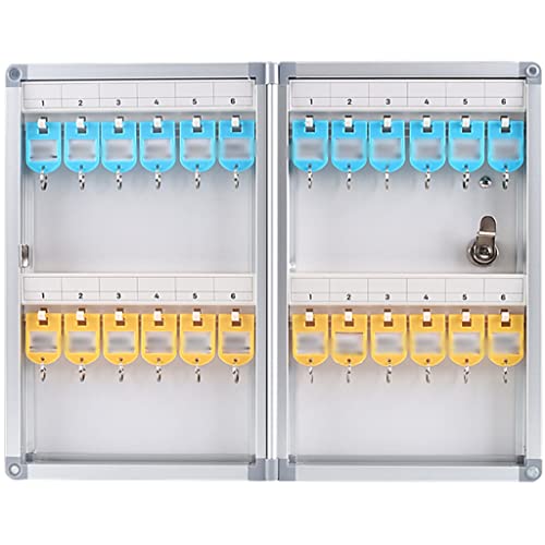 xdgFHsy Household Office Available Aluminum Alloy Key Lock Box(24-Keys)