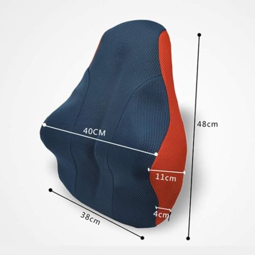 EZLQGBWKPDT Backrest cushion - Suitable for waist support of office chairs, car seat backs, memory foam cushions, washable outer cover