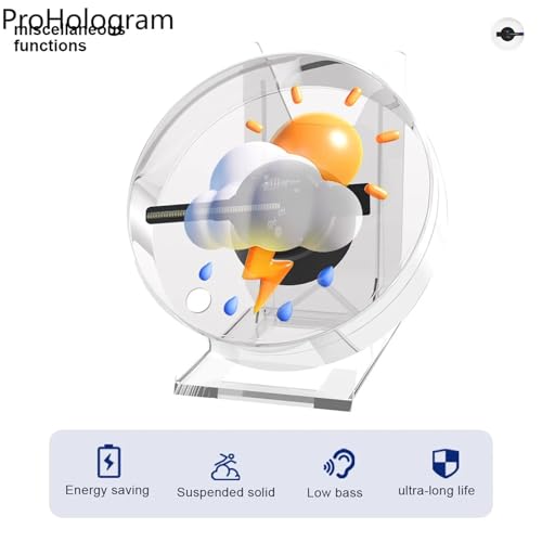 Mini 3D HD Hologram Fan Projector LED Sign Holographic Player Support Image Video Shop Bar Party Advertising Display Light