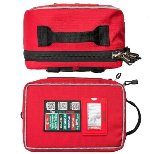 SURVIVAL Large First Aid Kit, 142-Piece Emergency Response System