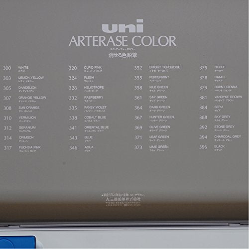 Mitsubishi Pencil UAC36C Colored Pencils, Uni Arterise Colors, 36 Color Set