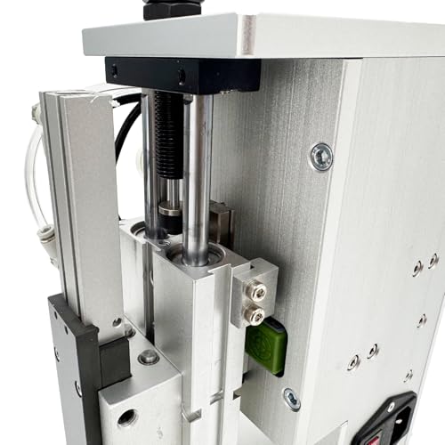 WYDDDARY Pneumatic Tagging Machine for Socks Towels Garments, 0.2"-1.7" Compatible Tag Pin, 0.5-0.8 Mpa Single Needle Glue Nail Hang Tag Labeling Machine AC110V-220V