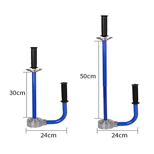VOTOER Pallet Stretch Film Packing Machine Shrink Wrap Dispenser Holder, Hand Stretch Wrapping Tool, Adjustable Height from 12-20 inch (Blue)