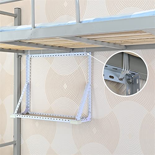 CPU Holder Stand PC Tower Holder, Wall Mounted CPU Holder, Sturdy Metal Frame, Hanging PC Host Case Bracket, Holds Up to 66Lbs, Easy to Install Computer Tower Stand(Size:50 * 22.5 * 50cm)