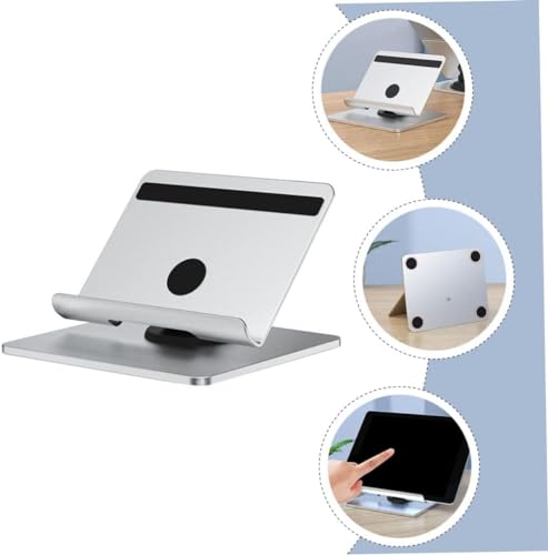 OATTIS 3pcs Rotating Cell Phone Holder Desktop Cellphone Holder Portable Bed Telephone Aluminum Alloy Office