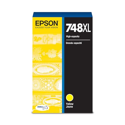 Epson 748XL Genuine High Capacity Yellow Ink Cartridge T748XL420