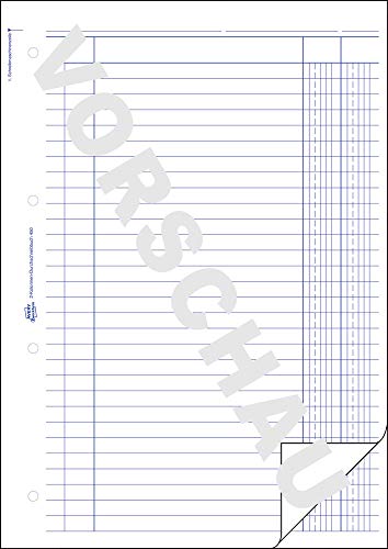 Avery Zweckform 450 Columned Book A4 2 x 50 Pages (German Text)