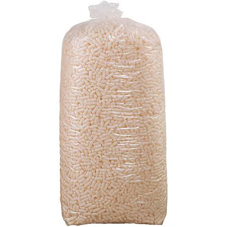 12BNUTS Packing Peanuts 12Cuft White Cornstarch Replacement for Zoro Select