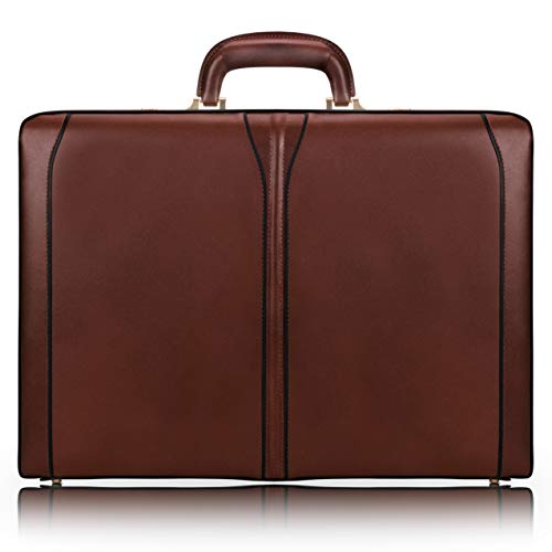 TURNER, Leather 4.5" Expandable Attaché Briefcase