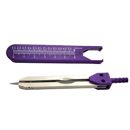QVEZPRYX The Set of Dividers Protractors Includes Graduated Compass