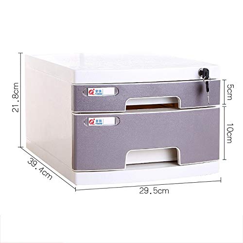 noxozoqm Desktop Drawer Cabinet Flat File Cabinet Storage, Desktop Drawer Cabinet, Drawer Organizer 2/3/4/5 Layers (Size : 2 Layers)