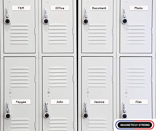 Dry Erase Magnetic Strips - Roll of Writable Whiteboard Magnets - Writable Flexible Magnet - Name Plates - Magnetic Labels- Dry Erase Name Tags - (2 Inch x 200 Feet)