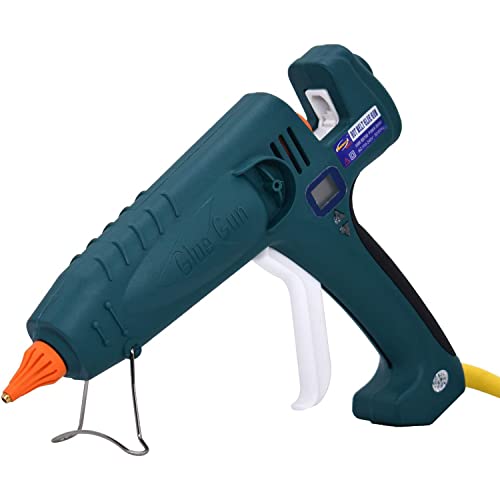 Full Size Hot Glue Gun 500 Watts High Power Industrial Manufacture Thermostat Temperature Adjustable LED Digital Display 0.43" 11mm Glue Sticks