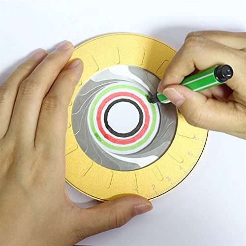 TMMLIJIPL Compass for Geometry Round Stainless Steel Compas Circle Drawing Rule Measuring Tool Geometry Compass Professional Drawing Compas Adjustable Size Compass Drawing Tool