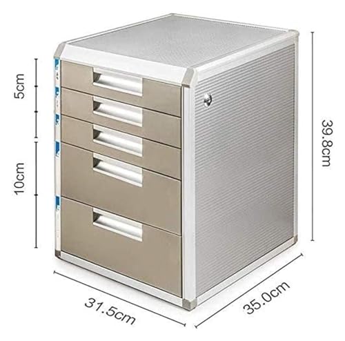 FENOKD File Cabinet File Cabinet/Rack,Office File Confidentiality Large Storage Space Management Aluminum Alloy