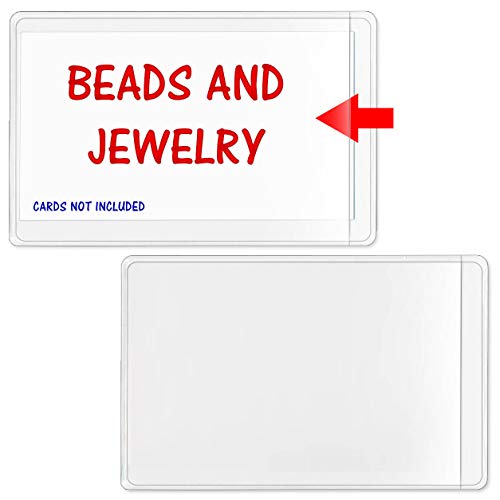 StoreSMART - Peel & Stick Label Holders - 2 1/16" x 3 7/16" - Open Short - 500 Pack - CRFT222S-500