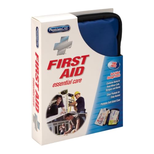 PhysiciansCare Soft Sided First Aid Kit for Up to 25 Poeple, 195 Pieces, EA - ACM90167