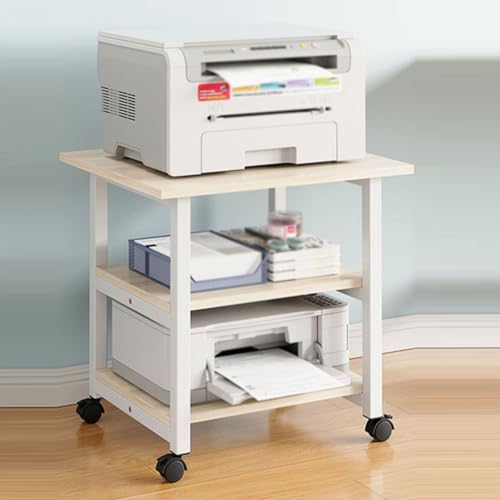 AV Media Stand,Metal Media Cart, 3 Tier CD Player Stand,Open Storage Audio Rack for Living Room, Office,Conference Rooms, Recording Studio(Brushed Black)