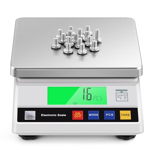 CGOLDENWALL High Precision Scale 10kg 0.1g Digital Accurate Electronic Balance Lab Scale Laboratory Industrial Scale Weighing and Counting Scale Scientific Scale CE 0.1g (10kg, 0.1g)