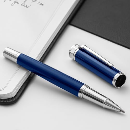Ellington Pens Ballpoint 9 Colored Pens Variation With 2 Ink Pen Refill Elegant Journaling Pens Calligraphy Pens Smooth Fine Point Pen Quick Drying Pens Ideal for Personalized Gifts For Men, Women