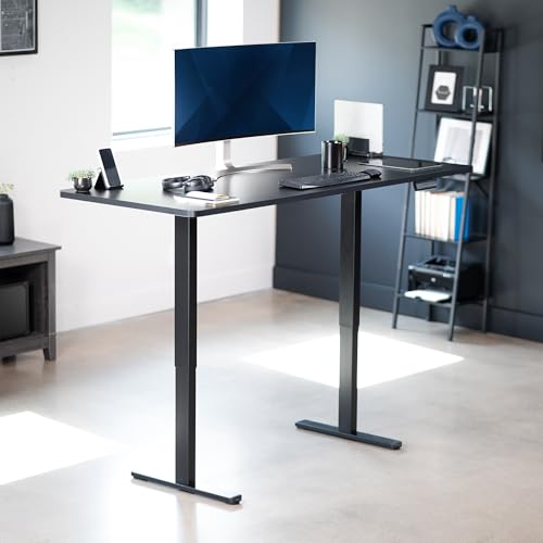 VIVO Black 71 x 30 in Standing Desk, DESK-KIT-E2B71B