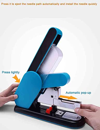 GTTBL Low Strength Desk Staplers Heavy Duty Desk Stapler 130-210 Sheet Capacity Desktop Stapler Desk Stationery
