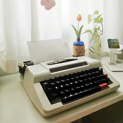 YXCUSAM Manual Typewriter, Portable Vintage Typewriter,Word Processor for Writers, for Writers to Write Anytime, Anywhere