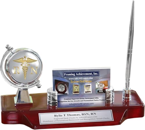 Name plate business card holder nurse gift nursing practitioner RN award