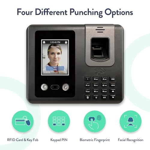 Acroprint Face Recognition Time Clock (No Monthly Fee) - RT200