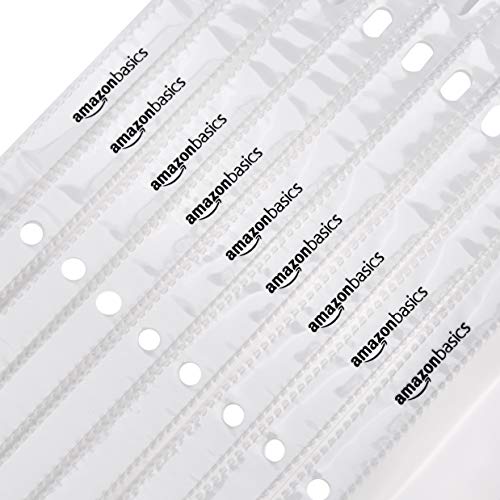 Amazon Basics Sheet Protectors for 3 Ring Binder, Top Loading, Clear Plastic Sleeves, Letter Size, 2000-Pack