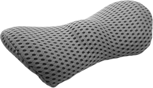 EZLQGBWKPDT An ergonomic memory foam lumbar support pillow suitable for office chairs and car seats. Back cushion, for gaming and armchairs - relieves lower back pain