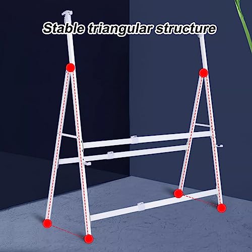 uhyOHF Universal Dry Erase Board Stand Large A Type Foldable Adjustable Whiteboard Easel,Durable Metal Stand,for School Office Home(