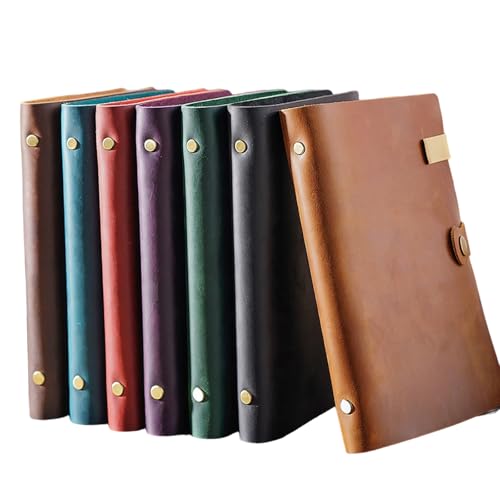 Refillable Notebook with Detachable Rings, Smooth Recycled Paper for School & Writing Refillable Binder Notebook