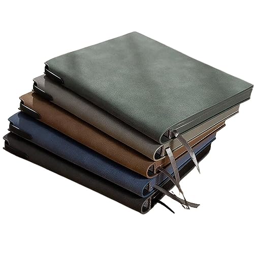 CDGTHYU Notebook A5 Notepad Business Office Leather Diary 5