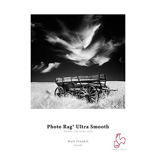 Hahnemuhle Photo Rag White Matte Inkjet Paper, 305 gsm, 17"x39' Roll
