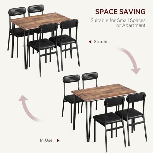 IDEALHOUSE Industrial Office Desk and Chair Set