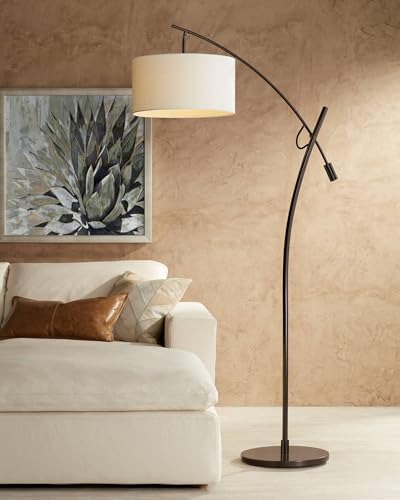 Raymond Bronze Boom Arc 69" Tall Floor Lamp with USB Dimmer