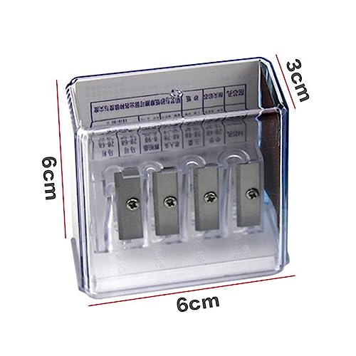 NVEIRGH Multifunctional 4 Holes Charcoal Pencil Sharpener Long Core Lead Drawing Art Manual Sketching Supplies
