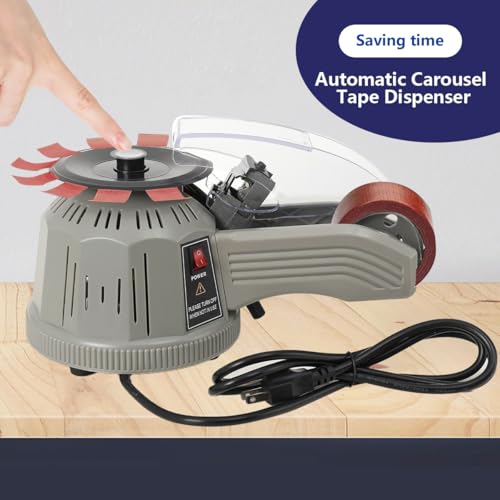 Automatic Tape Dispenser Rotary Disc Cutter Machine 0.24-2.36 inch Adjust