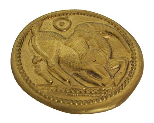 Talos Artifacts Bronze Ibex Desk Press Papier - Paperweight