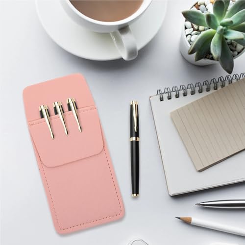 Pocket Protector 12pcs Thick Pen Inserted Pouch Nurse Pen Organizer Shirt Pocket Protector Pencil Storage Case for Men For Shirts Pants Lab Coats Nurses(Black)